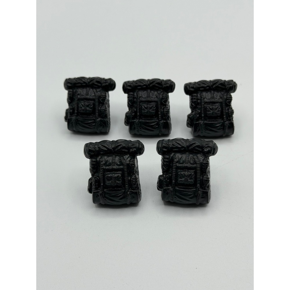 GI Joe Crimson Shadow Guard Backpack Lot x5 Black 2005 TRU Exclusive Accessory